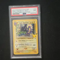 Pokemon TCG Light Toxtricity SWSH: Sword & Shield Promo SWSH137 Holo PSA 9 - Image 1