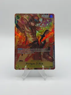 One Piece TCG Portgas D Ace PRB02-018 Alt Art Premium Booster NM - Image 1
