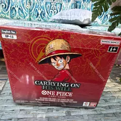 Bandai Namco One Piece Card Game OP-13 Carrying On His Will Booster Box English - Image 1