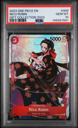 2023 One Piece Gift Collection 2023 #008 Nico Robin PSA 10 GEM MINT - Image 1