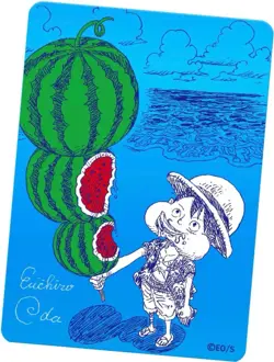 One Piece Metakira Card Luffy Watermelon NatsuComi 2026 Promo Foil - Image 2