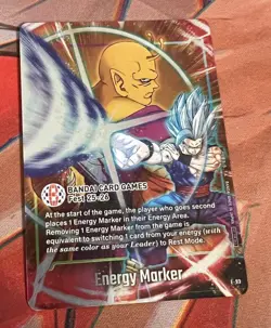 Dragon Ball Super Card Game Fusion World Energy Marker Bandai Fest 25 Gohan - Image 1