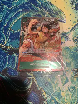 Monkey.D.Luffy P-135 OP-16 Pre-Release Event Winner One Piece TCG (Sealed) - Image 1