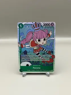 Perona OP12-034 Super Rare Legacy of the Master One Piece Foil Near Mint - Image 1
