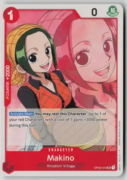 Makino OP02-015 One Piece Paramount War Uncommon Near Mint - Image 1