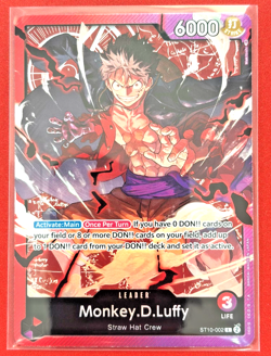 Monkey.D.Luffy ST10-002 L Ultra Deck The Three Captains Foil - Image 1