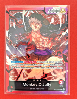 Monkey.D.Luffy ST10-002 L Ultra Deck The Three Captains Foil - Image 2