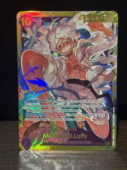 Monkey D Luffy OP05-119 SEC - One Piece TCG Awakening Of The New Era LP - Image 1