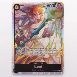 One Piece TCG Nami OP15-086 SR Adventure on Kami's Island Foil - English - Image 1