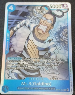 Mr.3 (Galdino) Super Rare (SR) OP16-056 The Time of Battle English Foil - Image 1