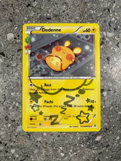 Pokemon TCG Cards Dedenne RC10/RC32 Generations Radiant Collection Holo EXC - Image 1