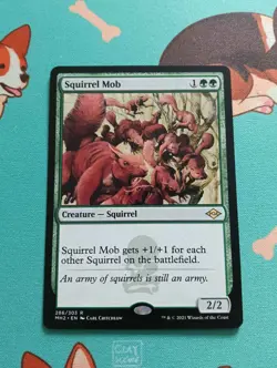 MTG Magic the Gathering - Squirrel Mob - Modern Horizons 2 MH2 - Image 1