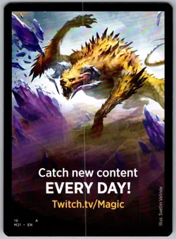 Angel Token 1 Token Core Set 2021 Magic: The Gathering Near Mint - Image 2