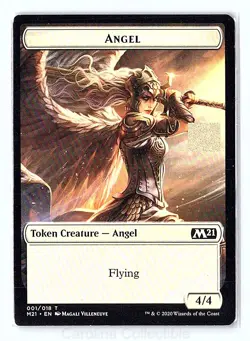 Angel Token Near Mint - Core Set 2021 1 Magic: The Gathering - Image 1