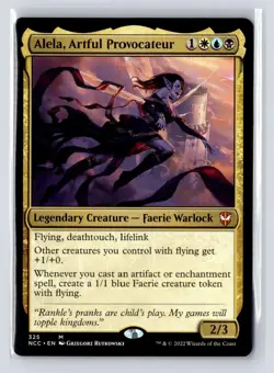Alela, Artful Provocateur 325 Regular Commander: Streets of New Capenna MTG NM - Image 1