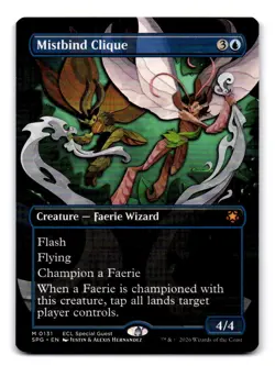 Mistbind Clique (Borderless) #131 Mythic Special Guests Magic: The Gathering NM - Image 1