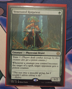 Venerated Rotpriest #192 Phyrexia: All Will Be One Regular Rare - Image 1