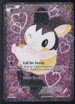Pokemon Emolga (Full Art) RC23/RC25 Holo Legendary Treasures: Radiant Collection - Image 1