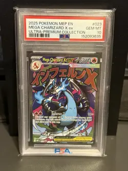 Mega Charizard X ex UPC Promo 023 PSA 10 - Pokemon TCG - Image 1