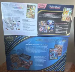 Pokemon TCG ETB Lot: Prismatic Evolutions + Mega Charizard X EX UPC - Image 2