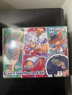 One Piece TCG Learn Together Luffy Zoro & Nami Starter Deck Set LT-01- SEALED - Image 1