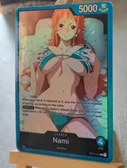 Nami One Piece Full Art Sexy Waifu doujin ACG Art Card - Image 2