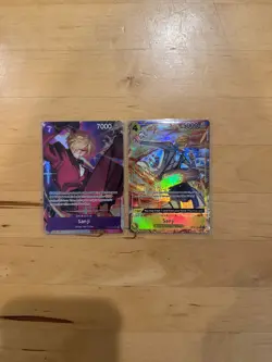 One Piece SANJI OP04-104 OP09-065 Alt Art NM SR English SET - Image 1