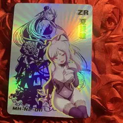 Shalltear Bloodfallen OVERLORD Insta INFLUENCER ZR Waifu Anime Girl Card - Image 1