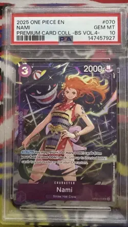 2025 ONE PIECE PREMIUM CARD COLLECTION -BEST SELECTION VOL.4 - #070 NAMI PSA 10 - Image 1