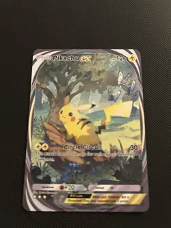Pikachu EX Pokemon Card Display Art Card - Image 1