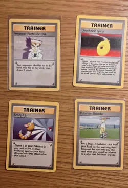 Vintage WOTC Rare 4x Pokemon Card Bundle Joblot English - For Spinboxx - Image 1