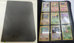 Pokemon Cards - Complete Uncommon & Common Gym Heroes Set + Folder - NM - Image 1