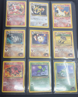 Pokemon Cards - Complete Uncommon & Common Gym Challenge Set + Folder - NM - Image 2