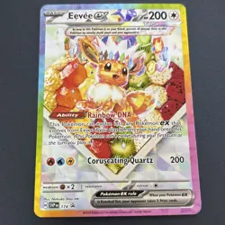 Pokemon TCG Eevee ex 174 Prismatic Evolutions UPC Promo Card - Image 1