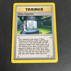 Time Capsule 90/111 Rare Neo Genesis Set Non Holo Unlimited Pokemon Card Trainer - Image 1