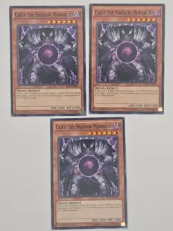 Yu-Gi-Oh! Caius the Shadow Monarch SR01-EN004 | LP Set Of 3 Cards - Image 1