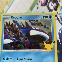 Pokemon TCG Card - Kyogre (3/25 Celebrations 2021 English Team Aqua Archie) - Image 3
