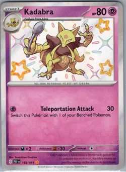 Kadabra 149/091 SV: Paldean Fates - Pokemon Card - NM - Image 1