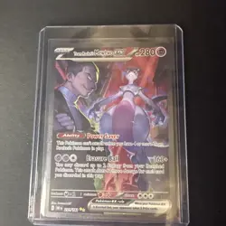 Team Rocket's Mewtwo ex 231/182 SIR Destined Rivals Pokemon Card - Image 1