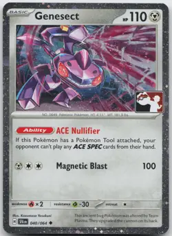 Genesect 040/064 Holo Uncommon Prize Pack Series Cards Pokemon NM/M Pokemon - Image 1