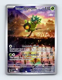 NM Teal Mask Ogerpon SVP 123 Scarlet & Violet Promo Pokemon Card - Image 1