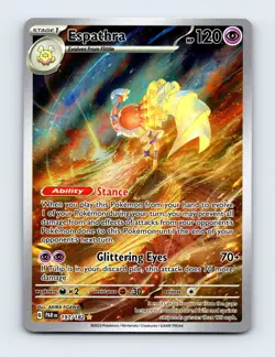 NM Espathra 197/182 Paradox Rift Illustration Rare Pokemon Card - Image 1