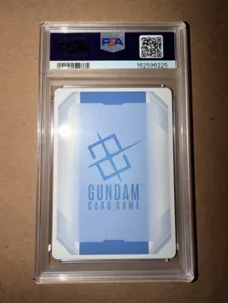 Bandai Gundam Card Game V-Dash Gundam GD04 #006 Rare+ Holo EN PSA 10 2026 Pop 1 - Image 2