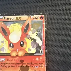 Pokemon Flareon EX Holo Rare Card RC6/RC32 Generations Radiant Collection LP+ - Image 3