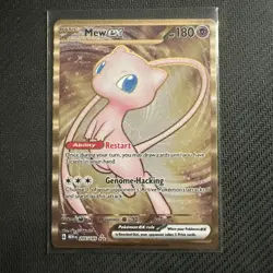 Pokemon TCG Mew EX Metal Gold NM 205/165 Scarlet & Violet 151 Promo Card - Image 1