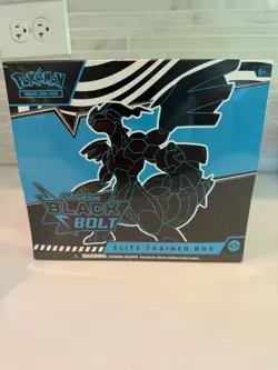 Pokemon TCG Scarlet Violet Black Bolt ETB Elite Trainer Box NEW SEALED - Image 1