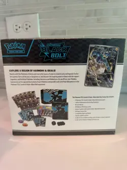 Pokemon TCG Scarlet Violet Black Bolt ETB Elite Trainer Box NEW SEALED - Image 3
