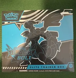 Pokemon TCG Scarlet & Violet Black Bolt Elite Trainer Box ETB - SEALED - Image 1