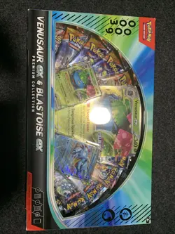 New Pokemon TCG Venusaur ex and Blastoise ex Premium Collection Box (SEALED) - Image 1