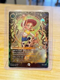 Disney Lorcana Jessie Lively Cowgirl 223/204 Enchanted Foil - Image 1